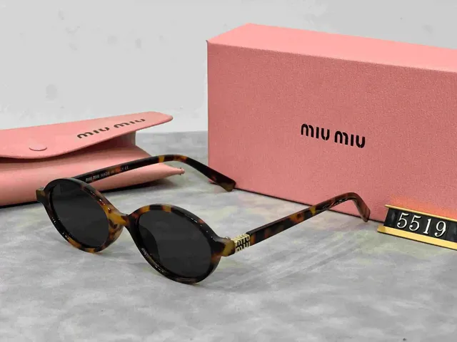 Miu Miu Round Sunglasses Tortoiseshell