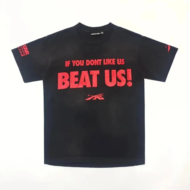 Reebok T-Shirt If You Don't Like Us Beat Us