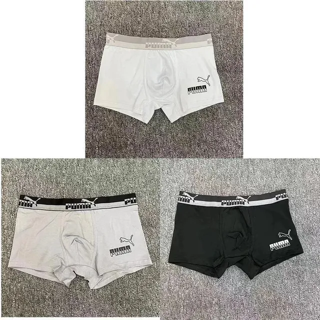 PUMA 白+灰+黑 礼盒装
