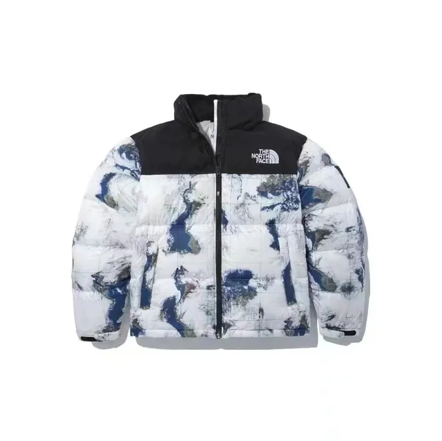 The North Face Nuptse Jacket Marbled Print