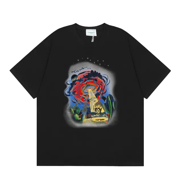 Casablanca Graphic Tee Cosmic Cactus Print