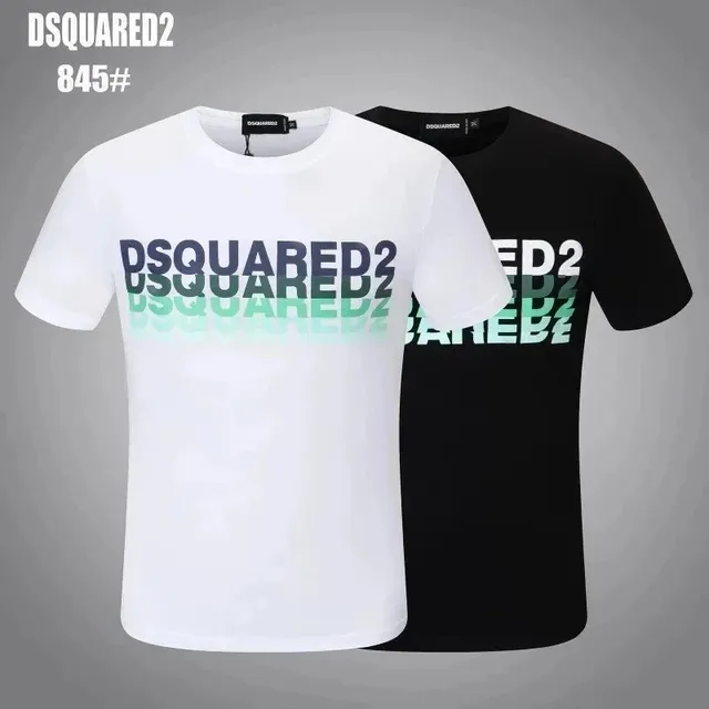 Dsquared2 Graphic T-Shirt Gradient Logo Print