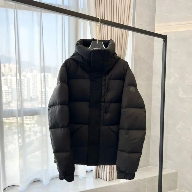 Stone Island Hooded Puffer Jacket Black