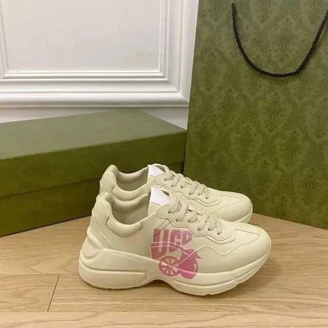 Gucci GG Trainer Pink Logo