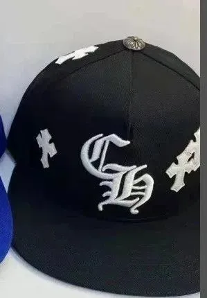 Chrome Hearts Snapback Cap Cross and CH Logo