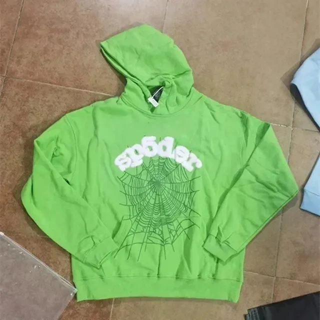Sp5der Hoodie Spider Web Graphic
