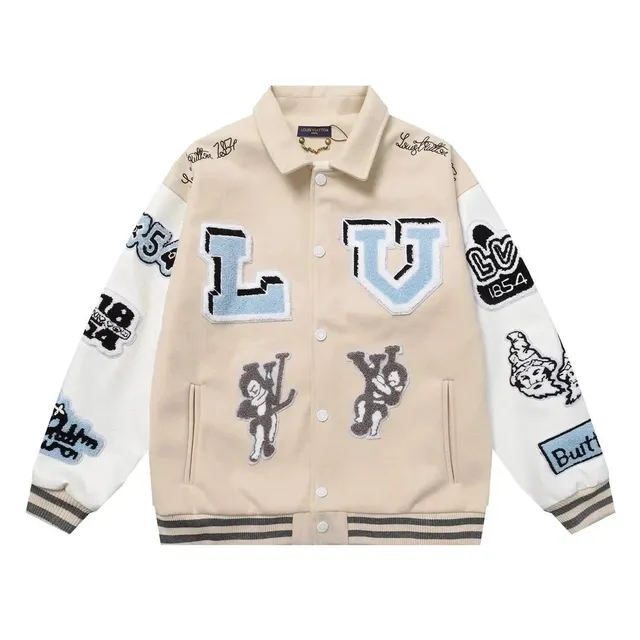 Louis Vuitton Varsity Jacket Embroidered Logo Patch