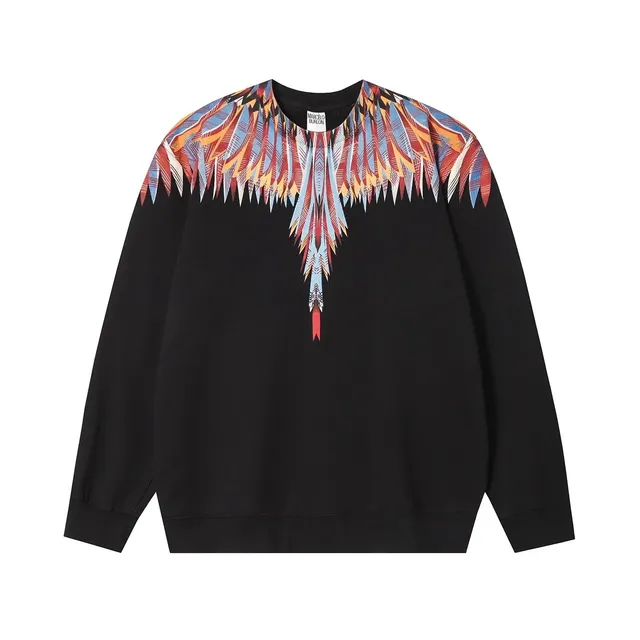 Marcelo Burlon Wings Sweatshirt Multicolor Wings Print