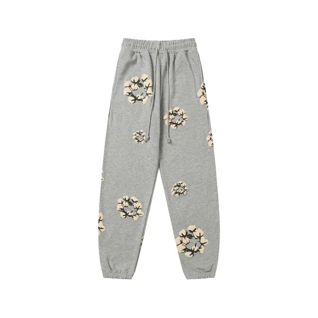 Gucci Cotton Sweatpants Cotton Flower Print