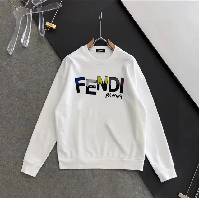 Fendi Crewneck Sweatshirt Multicolor Logo