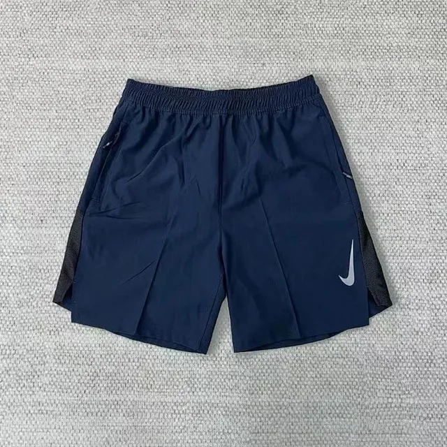Nike Sport Shorts Navy with Black Mesh Panels
