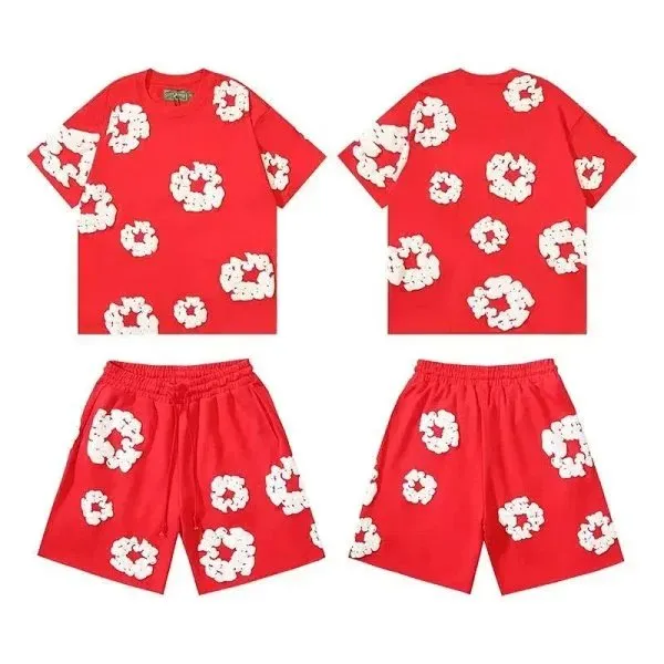 Denim Tears Shorts Set Flower Print
