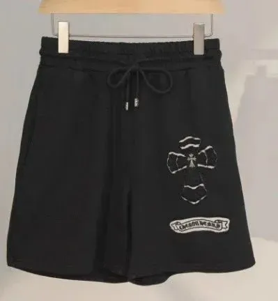 Chrome Hearts Embroidered Shorts Cross Logo