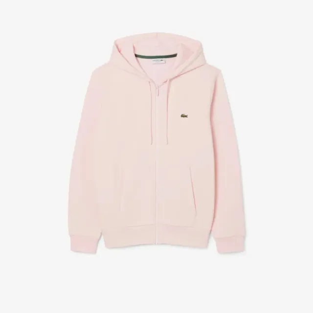 Lacoste Zip-Up Hoodie Pastel Pink
