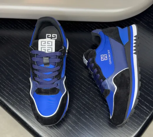 Givenchy Racer Sneaker Blue Black Suede