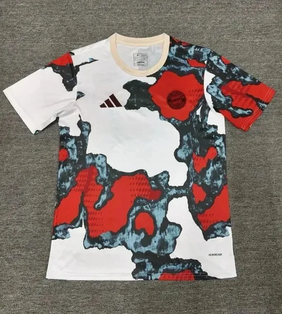Adidas × Bayern Munich Training Jersey Abstract Camo Print