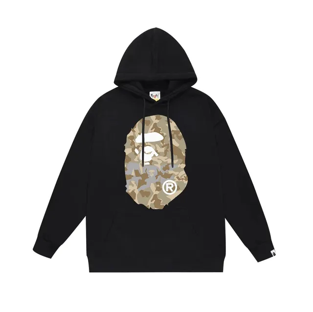 BAPE Shark Hoodie Camo Ape Head