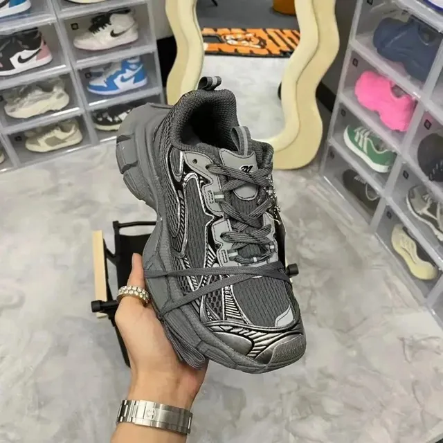 Balenciaga Triple S Grey Metallic