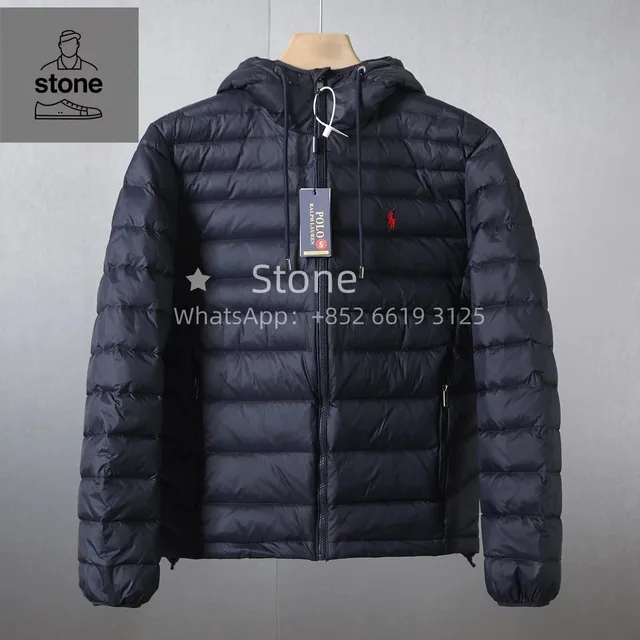 Polo Ralph Lauren Hooded Puffer Jacket Navy