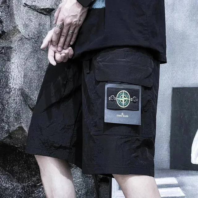 Stone Island Cargo Shorts Compass Patch