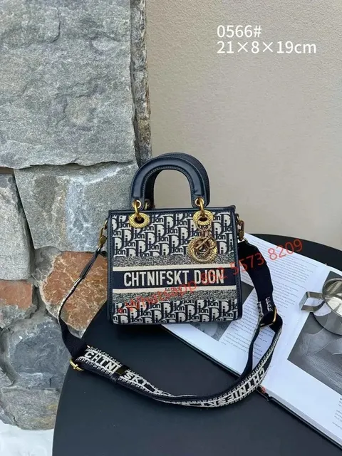 Lady Dior Oblique Print