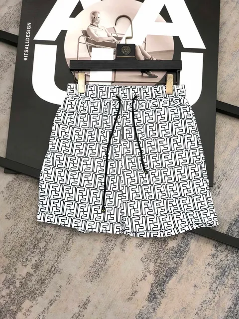 Fendi FF Logo Shorts Monogram Print