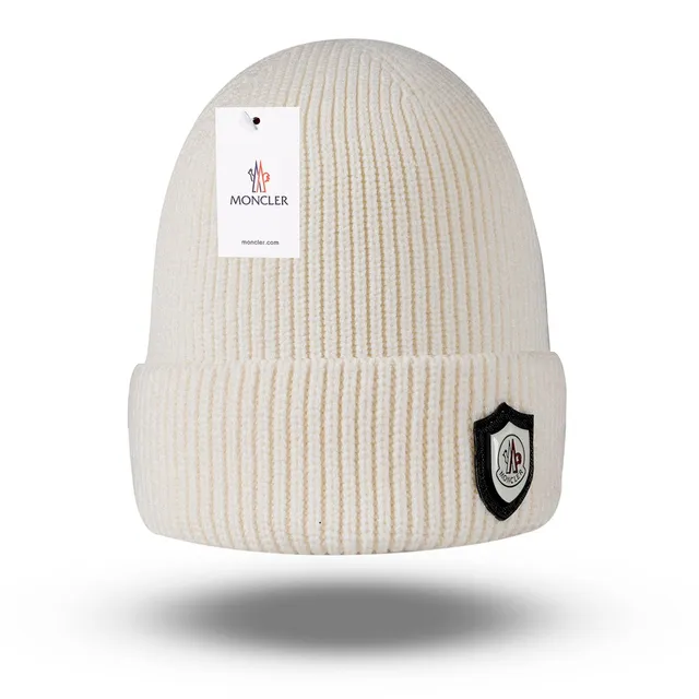 Moncler Ribbed Beanie Shield Patch
