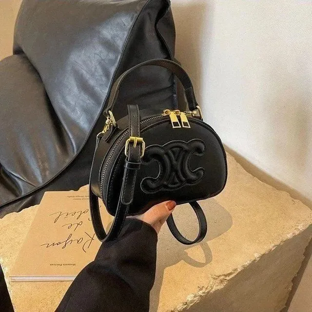 Celine Luggage Mini Black Leather