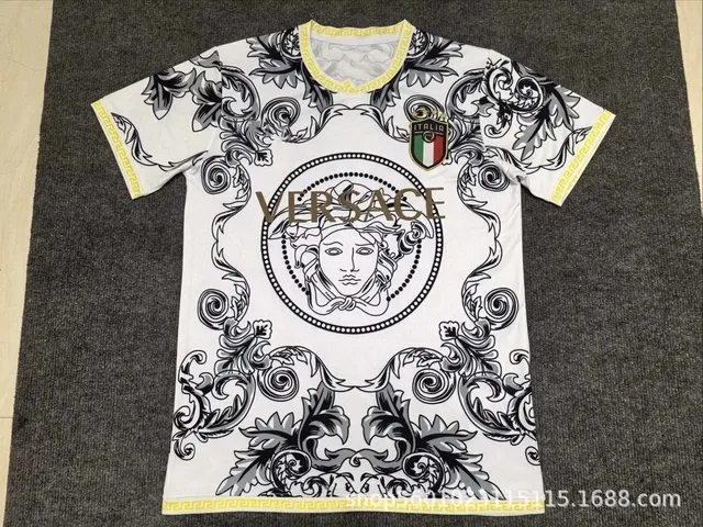 Versace Italy National Team Jersey Baroque Print