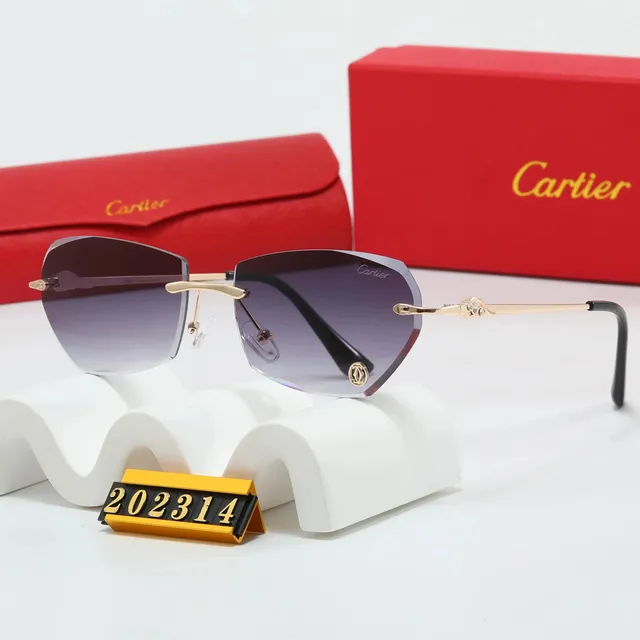 Cartier Sunglasses Rimless Gradient Lens