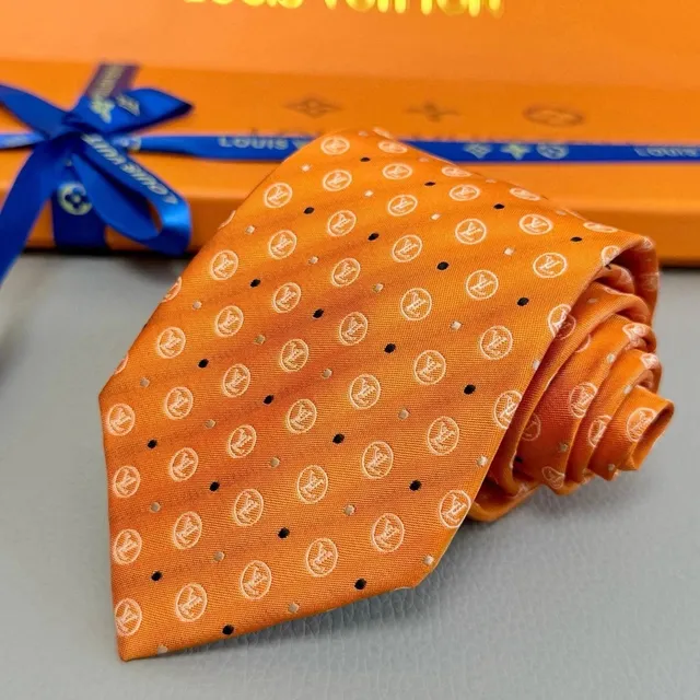 Louis Vuitton Necktie Monogram Dot Print