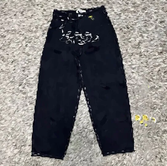 Evisu Distressed Jeans Embroidered Logo