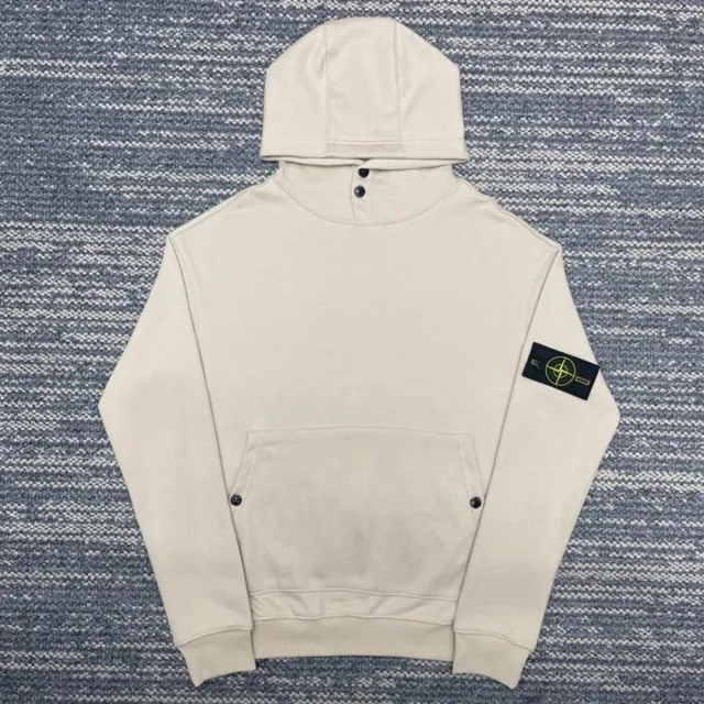 Stone Island Hooded Sweatshirt Badge Patch