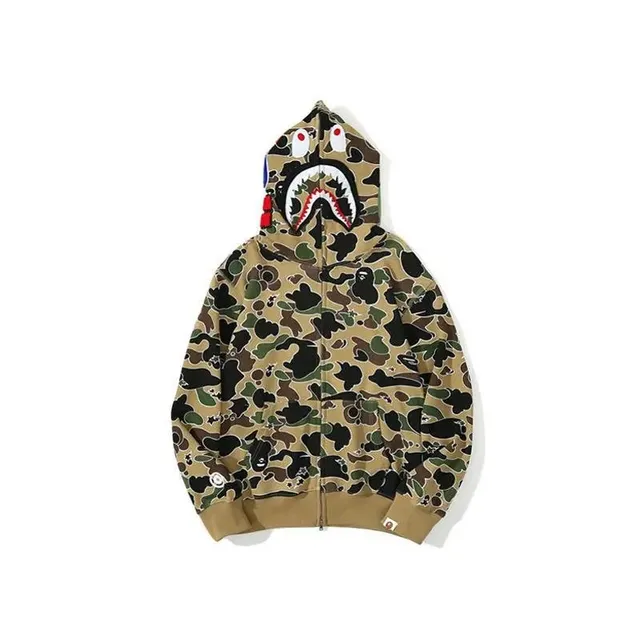 BAPE Shark Hoodie Camo