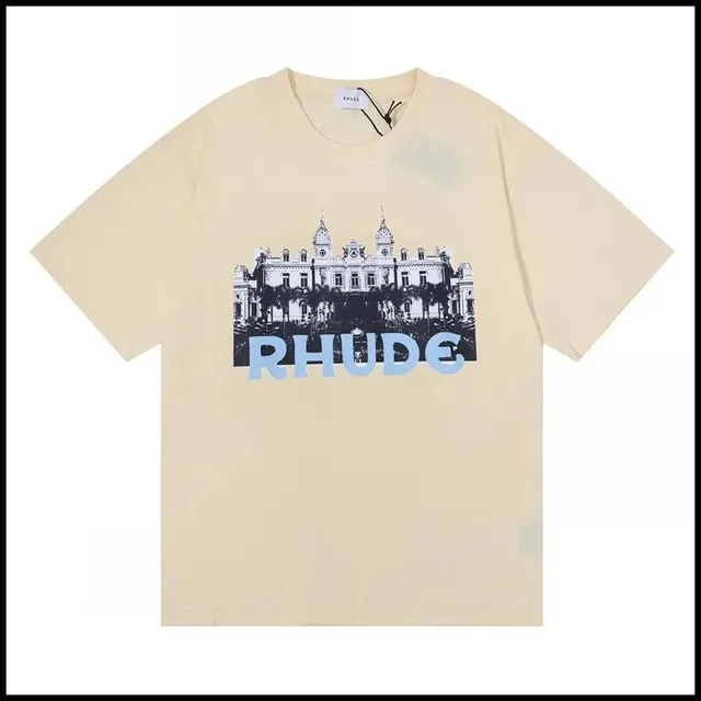 Rhude Graphic Tee Monaco Palace Print