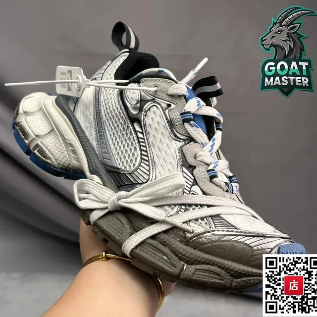 Balenciaga Triple S Silver Mesh