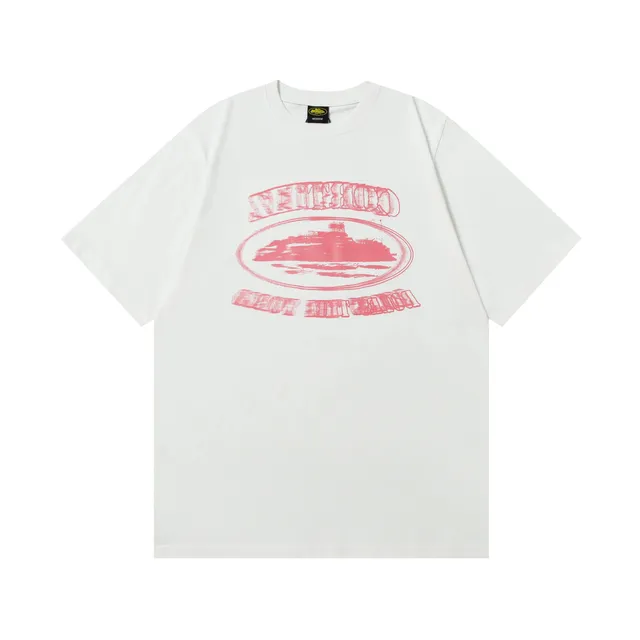 Graphic Tee Distressed Logo Print