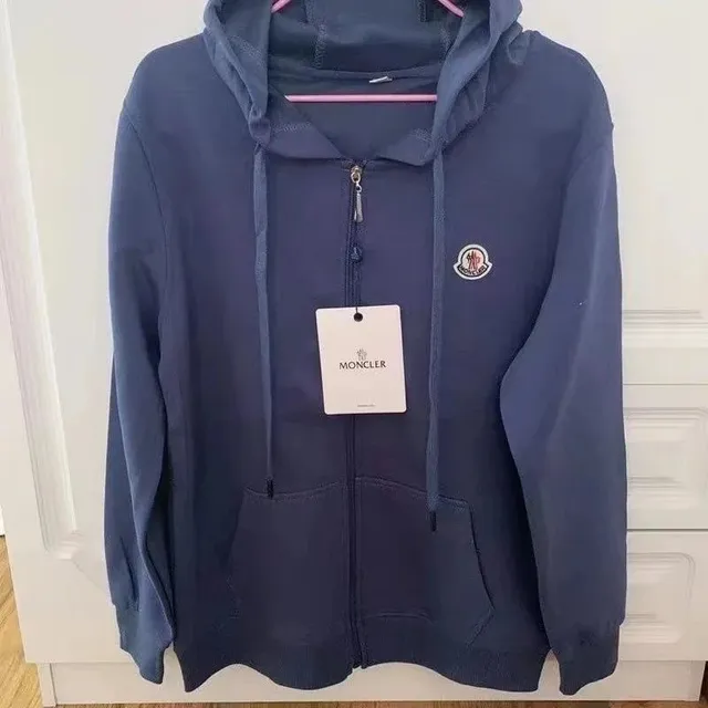 Moncler Zip-Up Hoodie Classic Logo