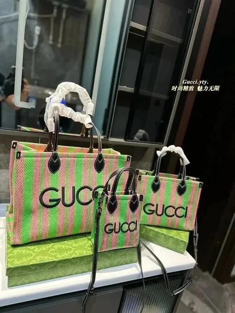 Gucci handbags Striped Canvas