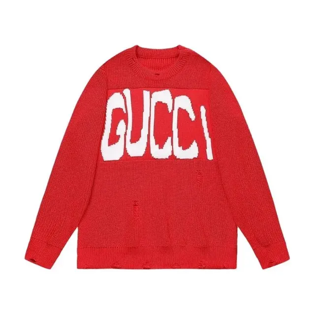 Gucci Knit Sweater GG Logo Intarsia