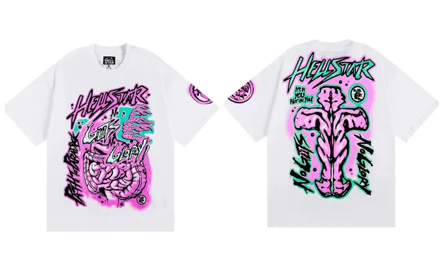 Hellstar Graphic Tee No Glory Spray Paint