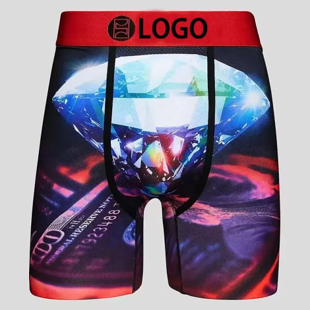 Boxer Brief Diamond & Cash Print