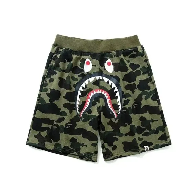 BAPE Shark Shorts Camo Shark