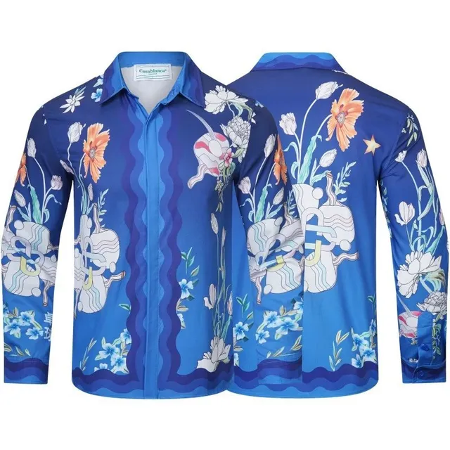 Casablanca Tennis Club Shirt Floral Print