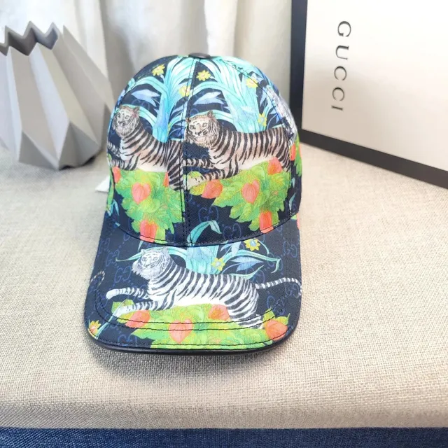 Gucci Baseball Cap Tiger Print