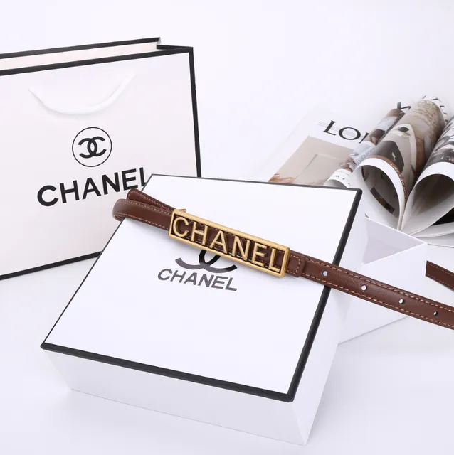 Chanel Logo Belt