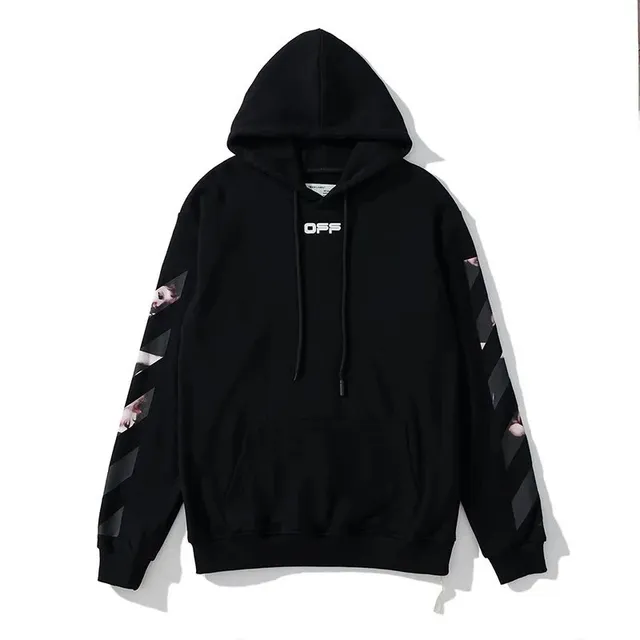 Off-White Hoodie Diagonal Arrow Print