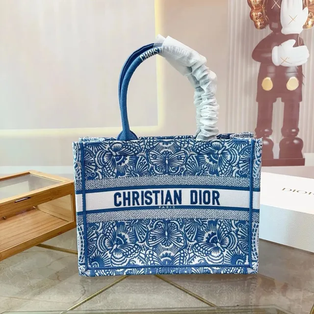Dior Book Tote Butterfly Jacquard