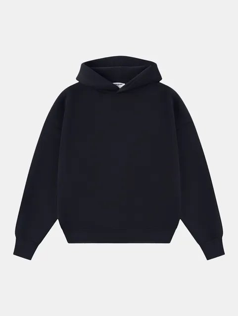 UnionKingdom Pullover Hoodie Plain Front and Ribbed Hem
