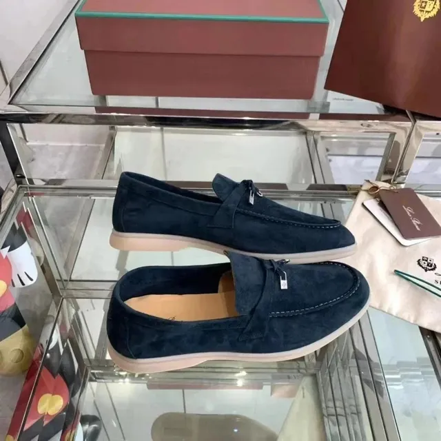 Berluti Loafer Suede with Metal Bit